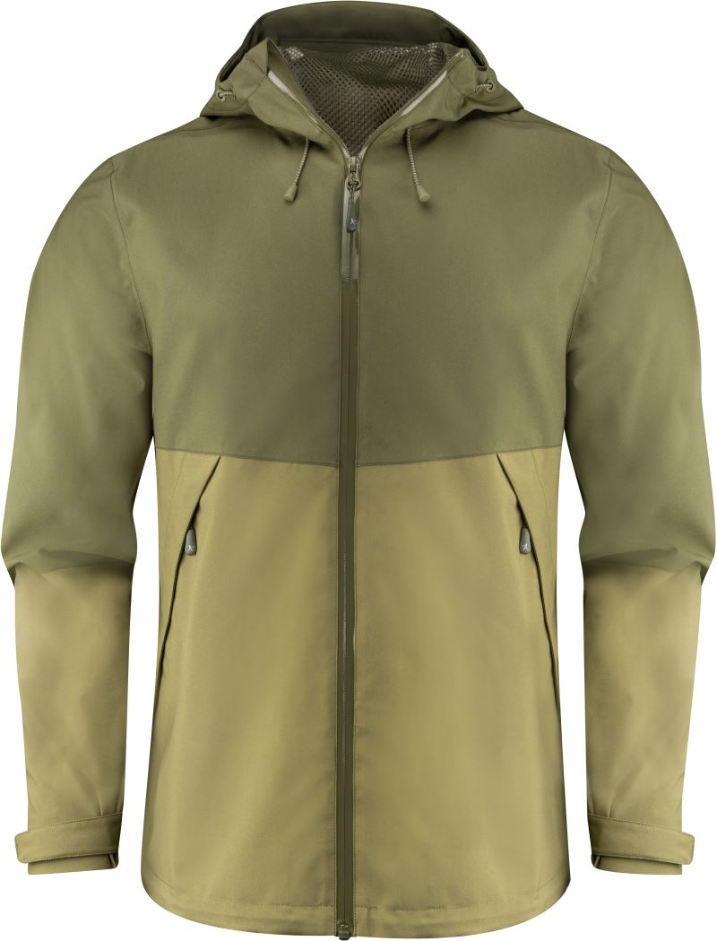 mossgrüne Outdoor Jacke James Harvest