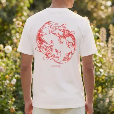 Koi Fische Rückenprint